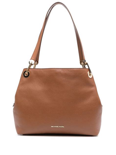 michael kors textured leather tote|michael kors large leather tote.